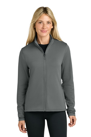 The North Face NF0A8FQJ Women's Aim Full-Zip Fleece Jacket, Smoked Pearl Grey