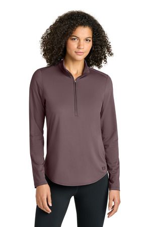 OGIO LOG172 Women's Regain 1/2-Zip, Ashen Plum