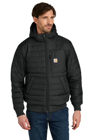 Carhartt CT106543 Gilliam Insulated Hooded Jacket, Black