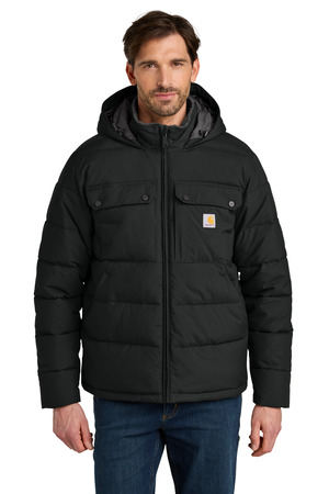 Carhartt CT107082 Montana Insulated Hooded Jacket, Black