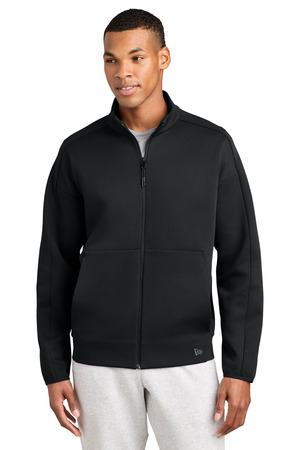 New Era NEA566 Double Back Full-Zip, Black