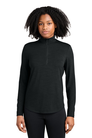 Sport-Tek LST491 Women's Versa 1/4-Zip, Black