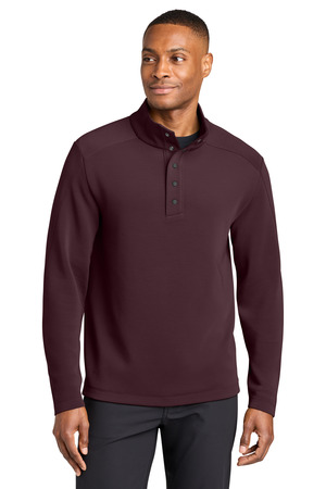 MiiR MRA220 Kumo 1/4-Snap Pullover, Dark Fig