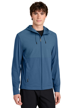 MiiR MRA230 Kivu Hybrid Full-Zip Hooded Jacket, Deep Lake