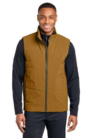 MiiR MRA442 Sashiko Stretch Puffy Vest, Amber Haze