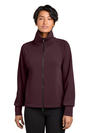 MiiR MRAW222 Women's Kumo Full-Zip, Dark Fig