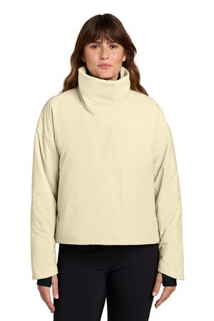 MiiR MRAW440 Women's Sashiko Full-Zip Stretch Puffy, Alabaster