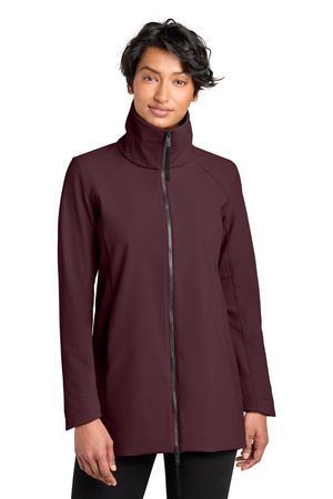 MiiR MRAW474 Women's Nozawa Full-Zip Soft Shell, Dark Fig