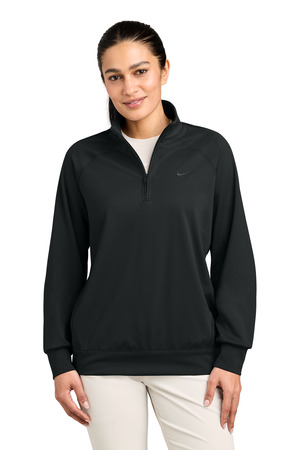 Nike NKIO8129 Women's Dri-FIT Primary 1/4-Zip, Black