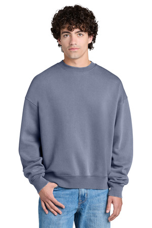 Stanley/Stella SXU043 Unisex Easer Vintage Crewneck Sweatshirt, G. Dyed Blue Grey