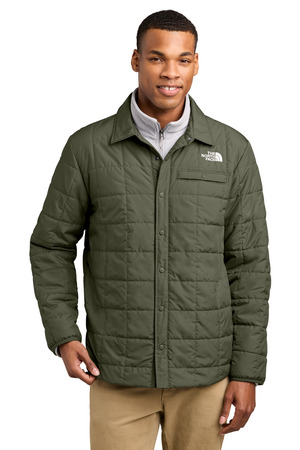 The North Face NF0A8JEX Iron Drift Quilted Shirt Jacket, New Taupe Green