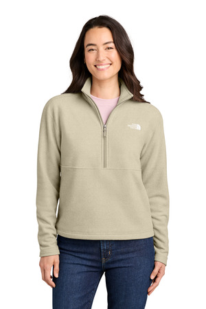 The North Face NF0A8JF7 Women's Textured Pine Grove 1/2-Zip, Gravel Heather