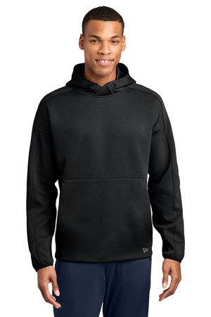 New Era NEA565 Double Back Pullover Hoodie, Black