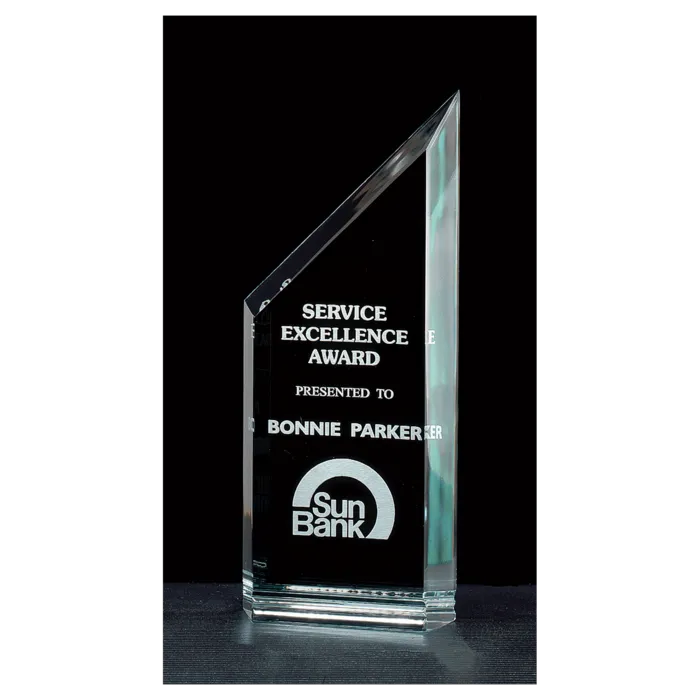 Zenith Series Jade Acrylic Free Standing Award