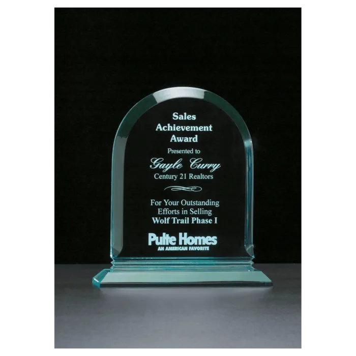 Arch Series Jade Acrylic Award
