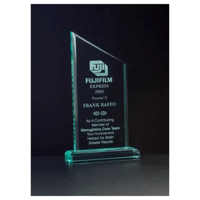 Zenith Series Jade Acrylic Award