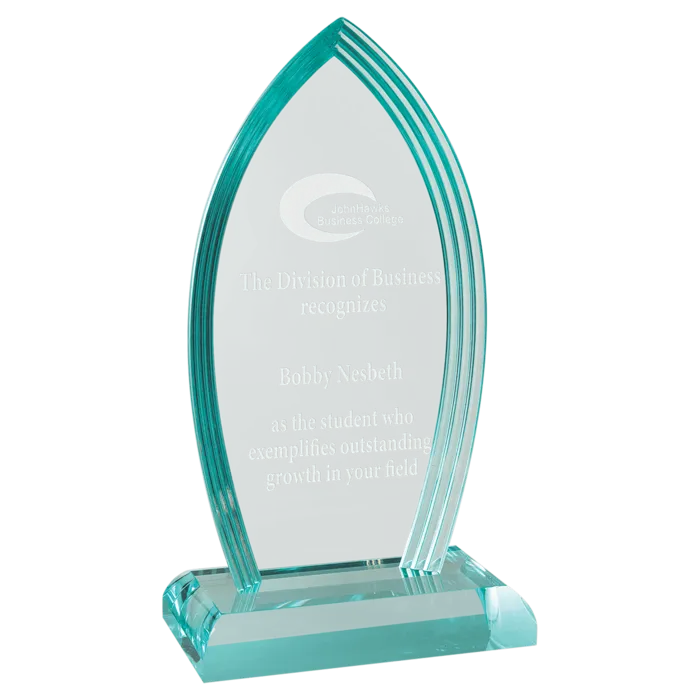 Flame Series Jade Acrylic Award