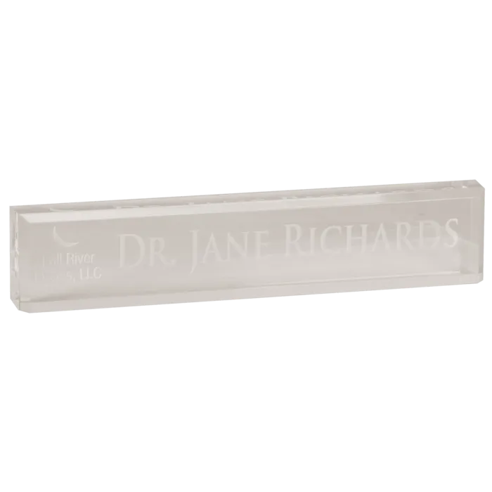 Clear Acrylic Desk Wedge