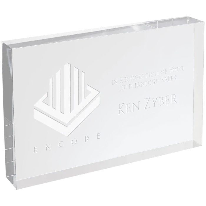 Clear Rectangle Square Cut Acrylic