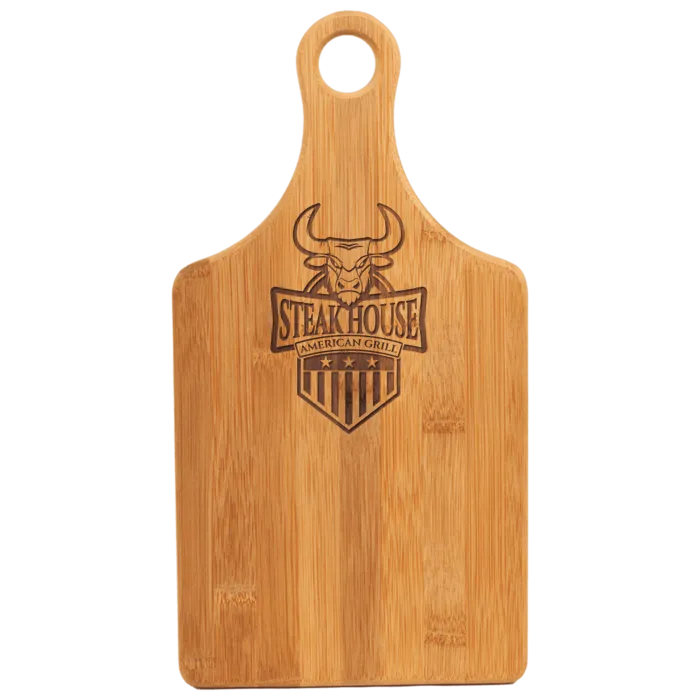 Bamboo Paddle Shape Cutting Board