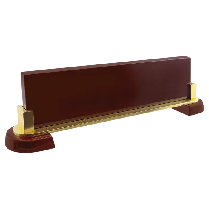 Rosewood Piano Finish and Metal Name Bar (NP10 Plate Sold Separately)
