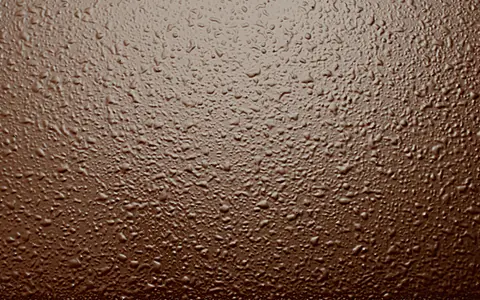 A close up of the pebble background texture on a bronze plaque