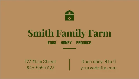 kraft business cards design 1