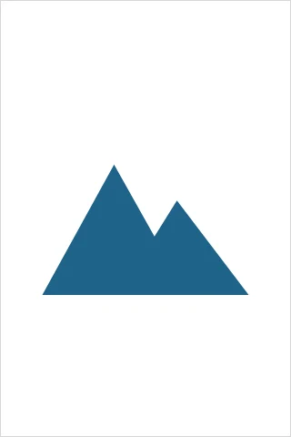 Foam board sign template, logo only, in white