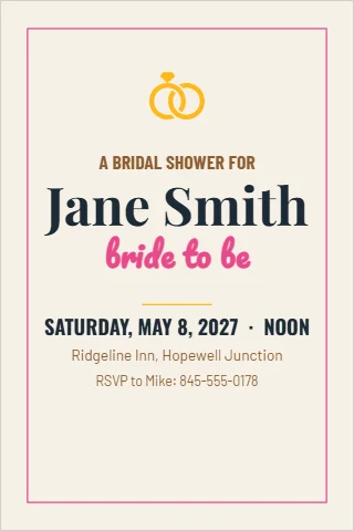 foil invitations design 3