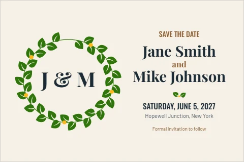save the date cards design 2
