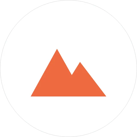 Sticker template, logo only, in white