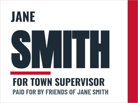 political campaign signs design 2