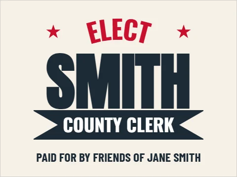 political campaign signs design 4