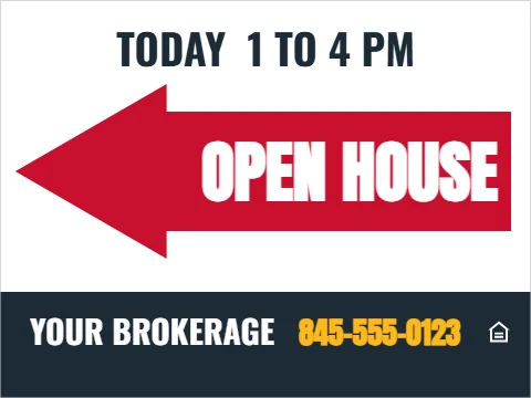 open house signs design 3