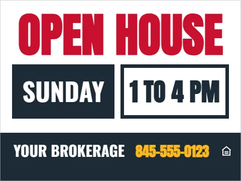 open house signs design 1
