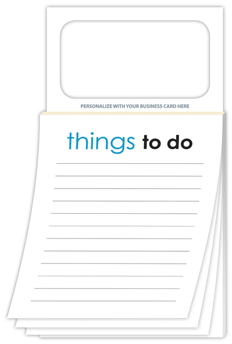 Magnetic Scratch Pad / Notepad (MBC) - Stock Things To Do (50 Sheet)